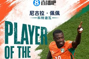 世界杯15日最佳球员：尼古拉·佩佩荣获MVP！两球助力科特迪瓦首次晋级